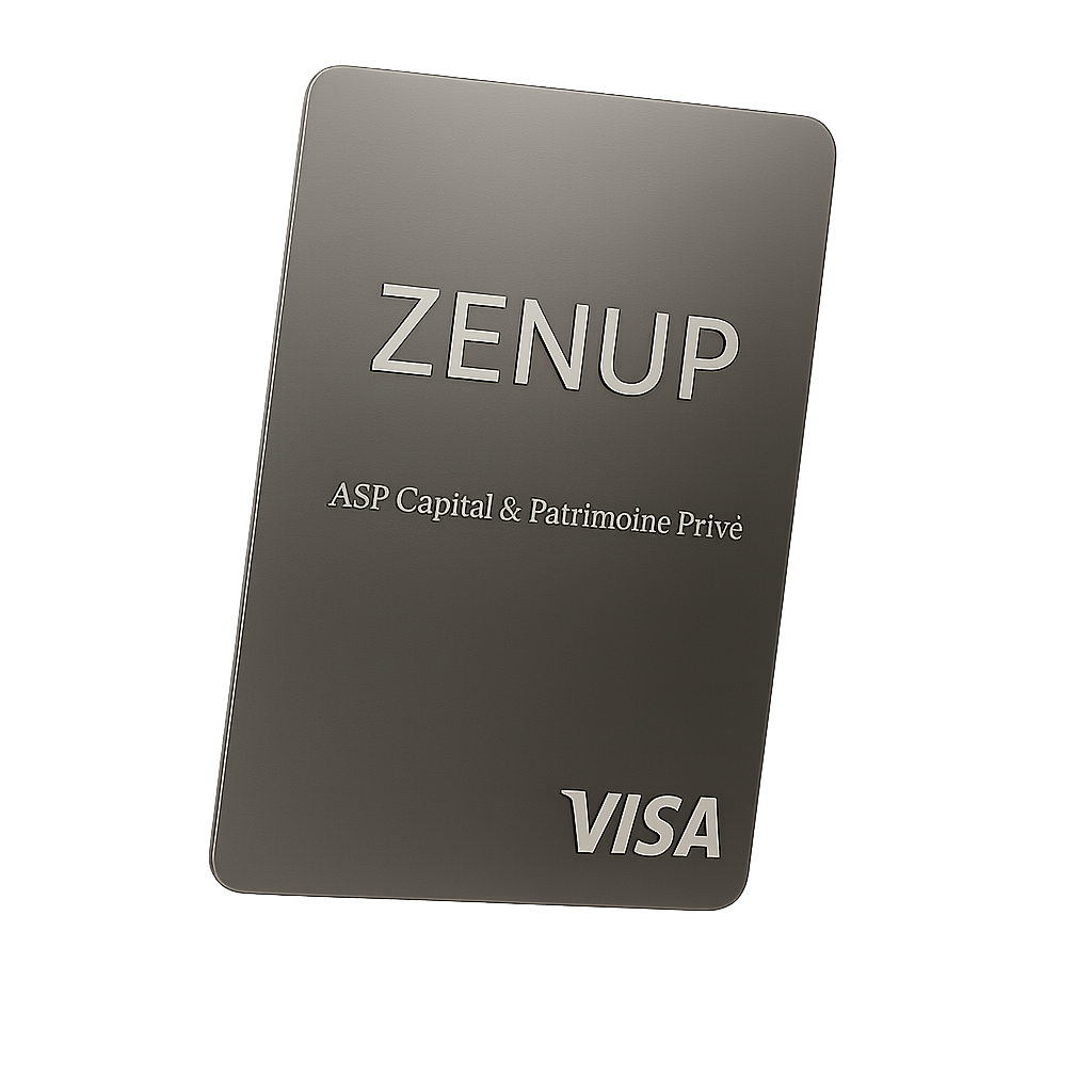 Carte ZenUp Visa by ASP Capital & Patrimoine Privé